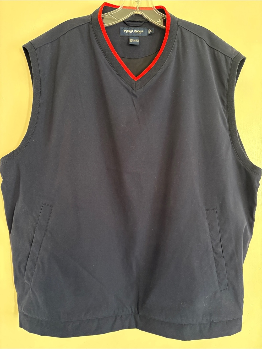 POLO GOLF V-Neck Windbreaker Pullover Size X-Large